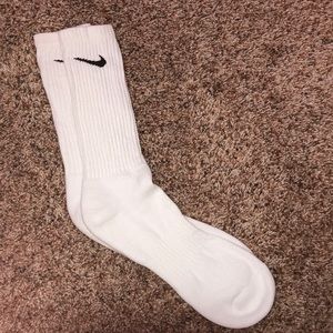 White Nike Socks
